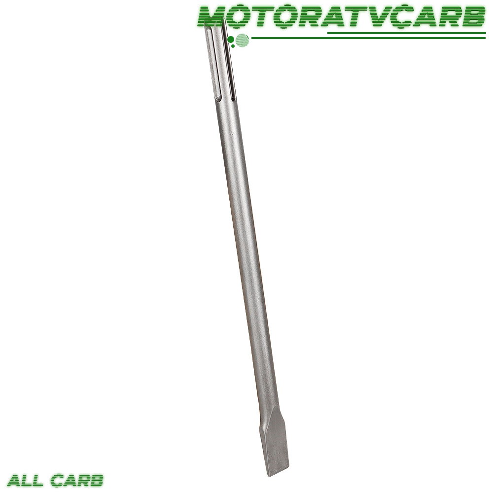 ALL-CARB 3 Pcs 16" SDS Max Bits Set Long-Point Chisel Scaling Chisel Flat Chisel