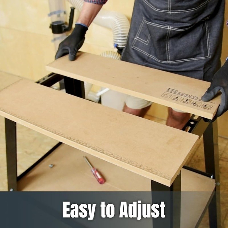 Universal Tool Stand Adjustable Heavy Duty Workbench 500 lbs Load Capacity New