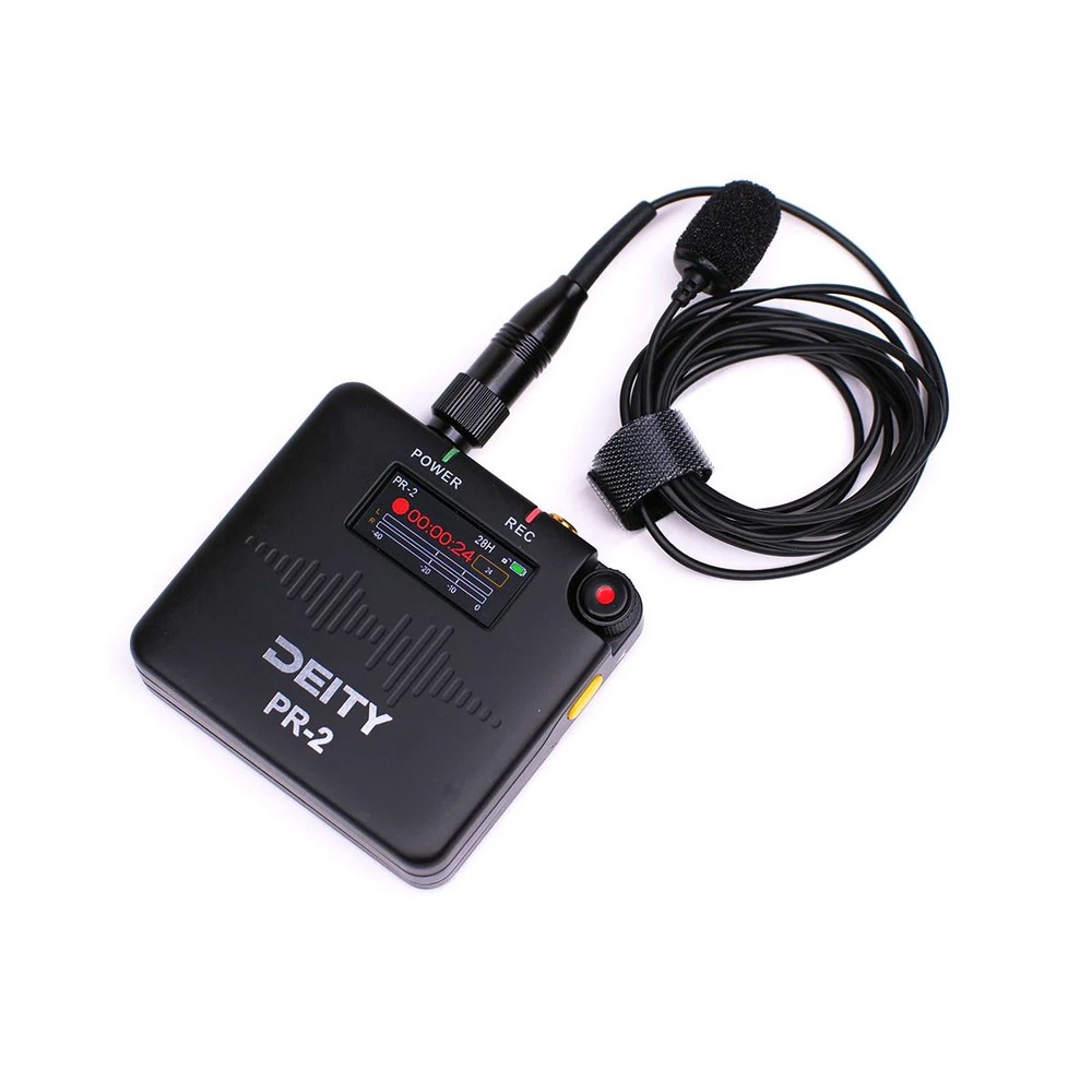 Deity Microphones PR-2 32-Bit Float Pocket Audio Recorder with Lavalier Micropho