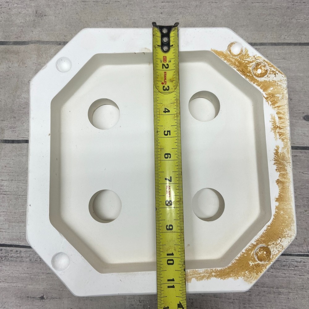 Byron Molds Ceramic Casting Mold Octagonal Tray #B209