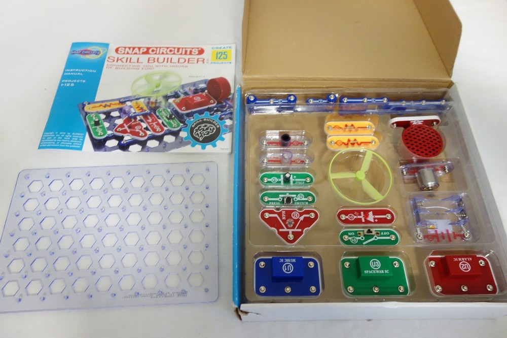 Snap Circuits Kit SB-125 Electronics Learning Kit Elenco 100% Complete