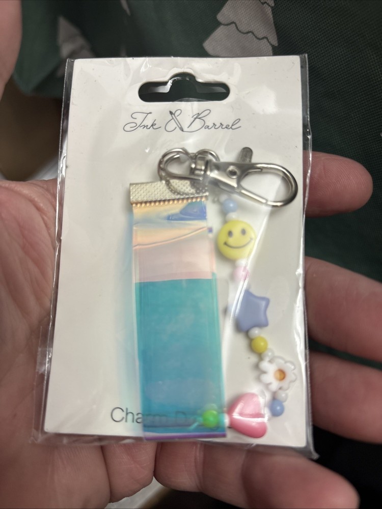 Ink & Barrel Bag Charm Dangle Accessory.