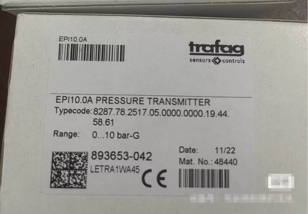 Trafag pressure sensor 8287.78.2517