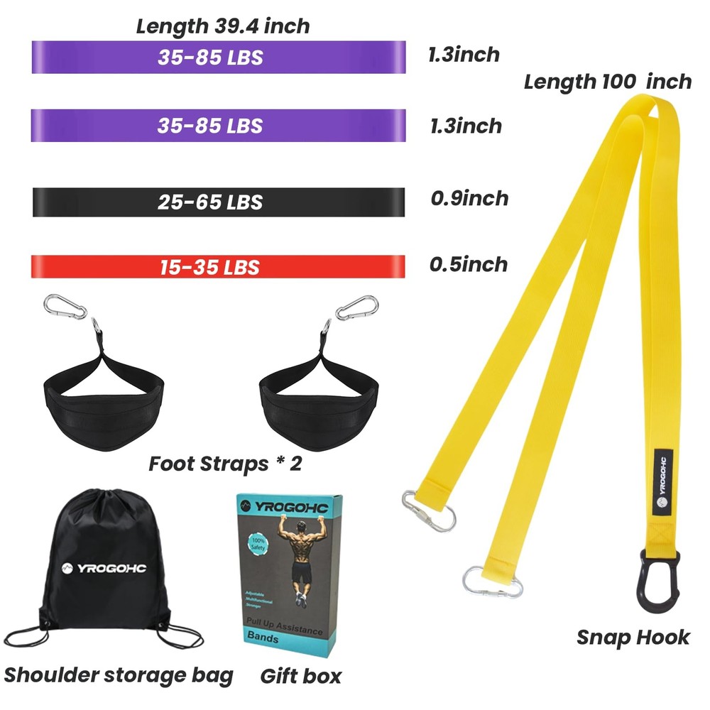 Pull Up Assistance Bands, Pull Up Bands Resistance Bands Heavy Duty Pull Up B...
