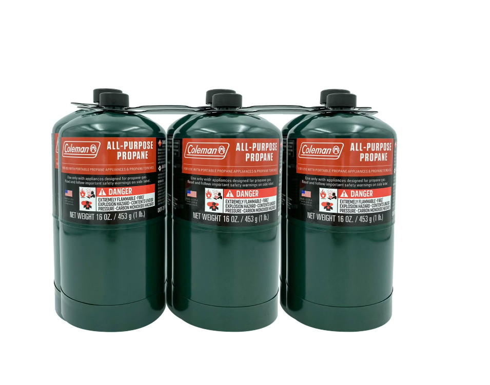 6 Pack || Coleman Propane Cylinder 16 oz