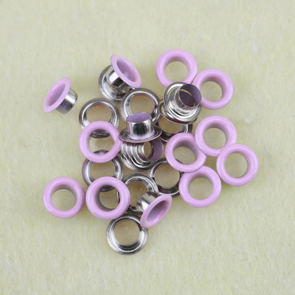 300 Set 6MM Grommets Set Sturdy Eyelets Button Kit with 3PCS