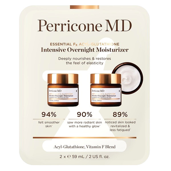 2 PACK PERRICONE MD INTENSIVE OVERNIGHT MOISTURIZER 2 X 59ml/ 2oz Ea
