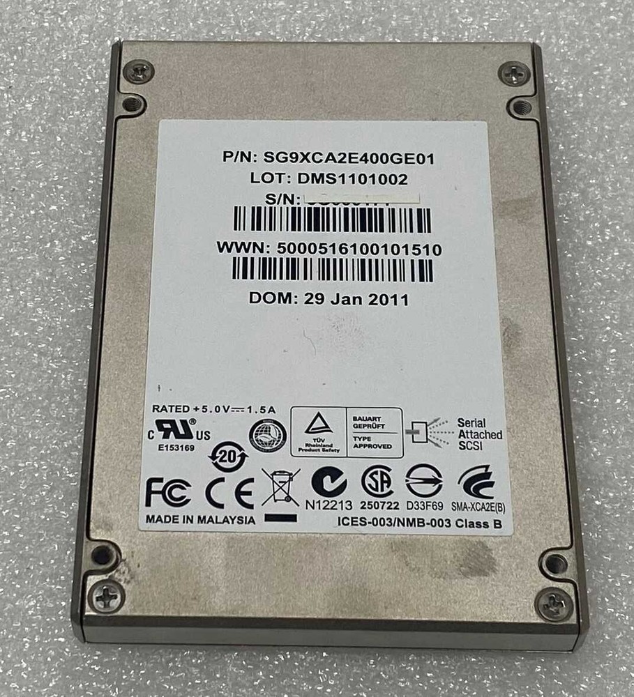 SG9XCA2E400GE01 Smart XceedIOPS 400GB SAS 2.5"  Enterprise Solid State Drive