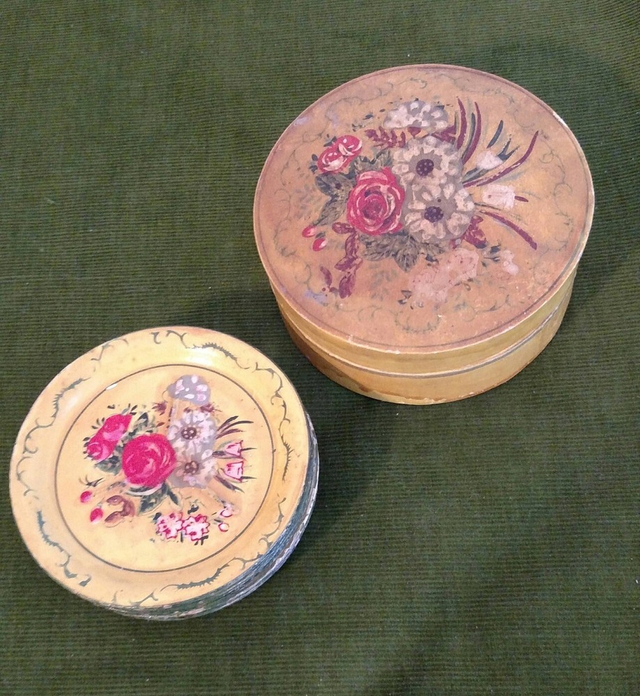 Vintage Hand Painted ISCO Alcohol Proof Coaster