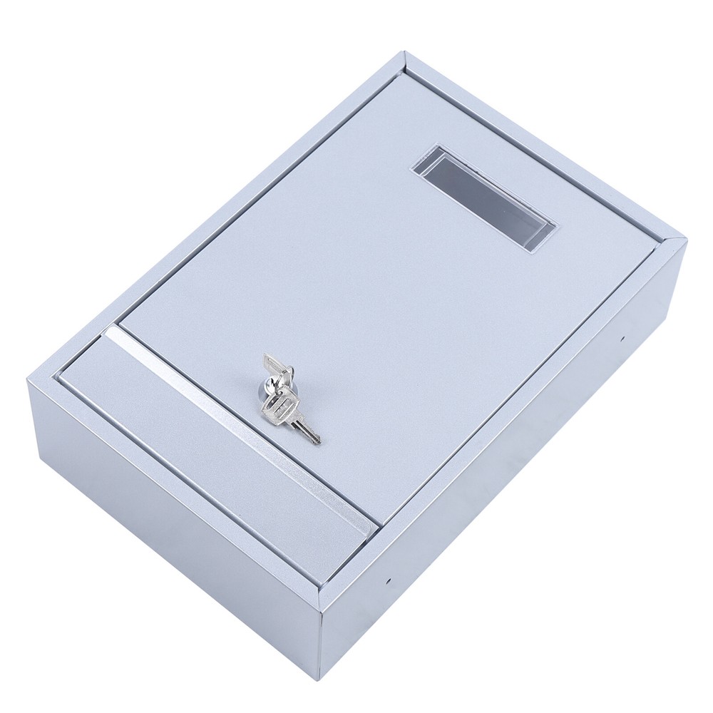 Post Mailbox Mail Box Wall Mount Locking Mailboxspaper Letter box Lockable 2 Key