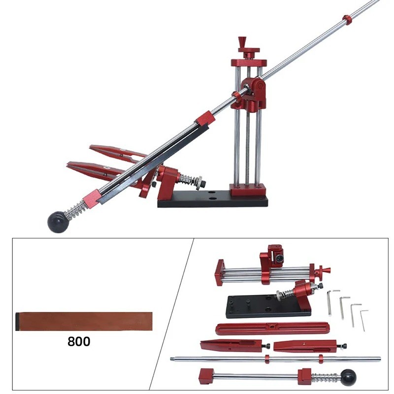 Professional Fixed-angle Knife Sharpener with Adjustable Sharpening Stand