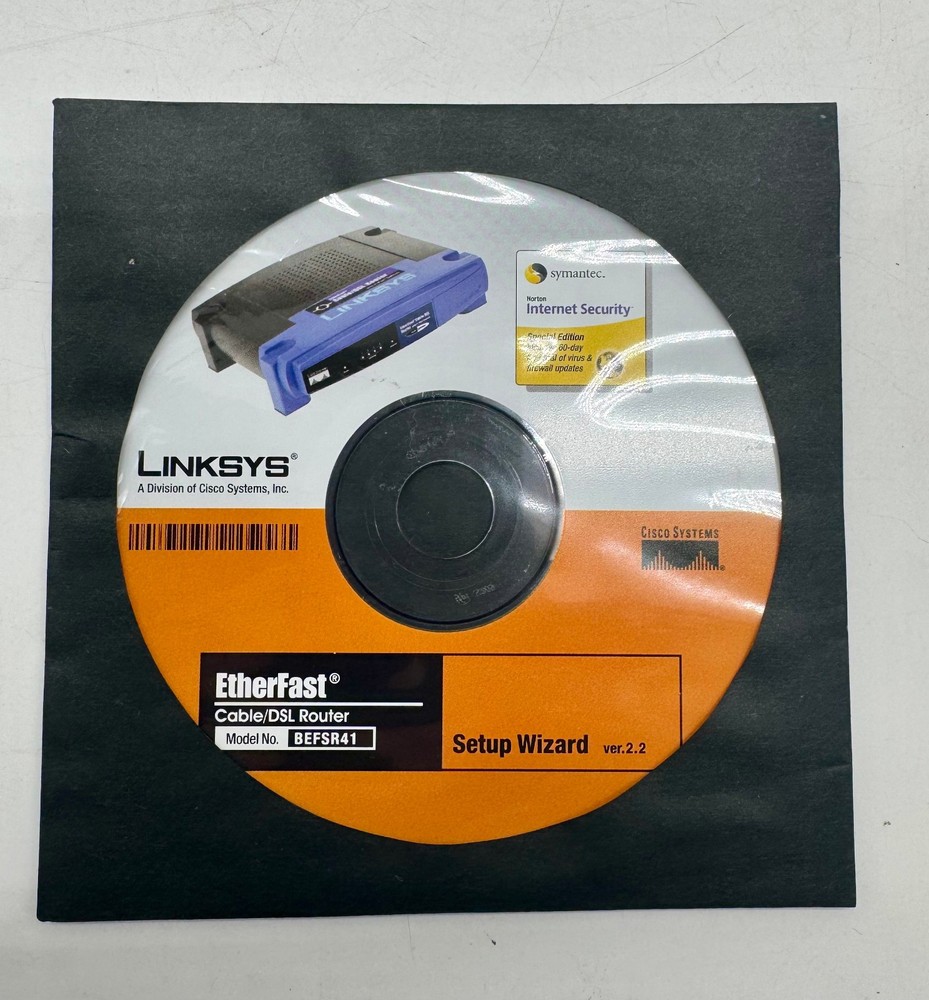 Linksys Router BEFSR41 W-2