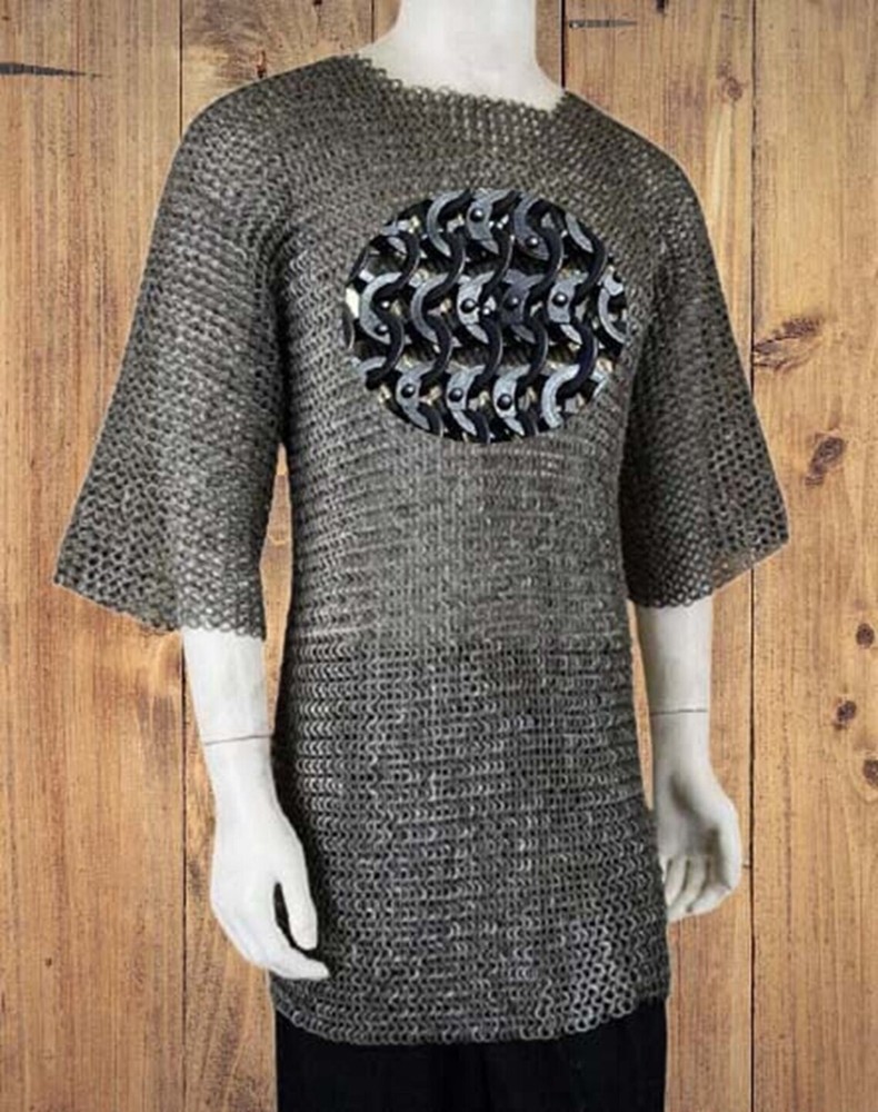 Chainmail Shirt, 9MM Flat Riveted And Washer