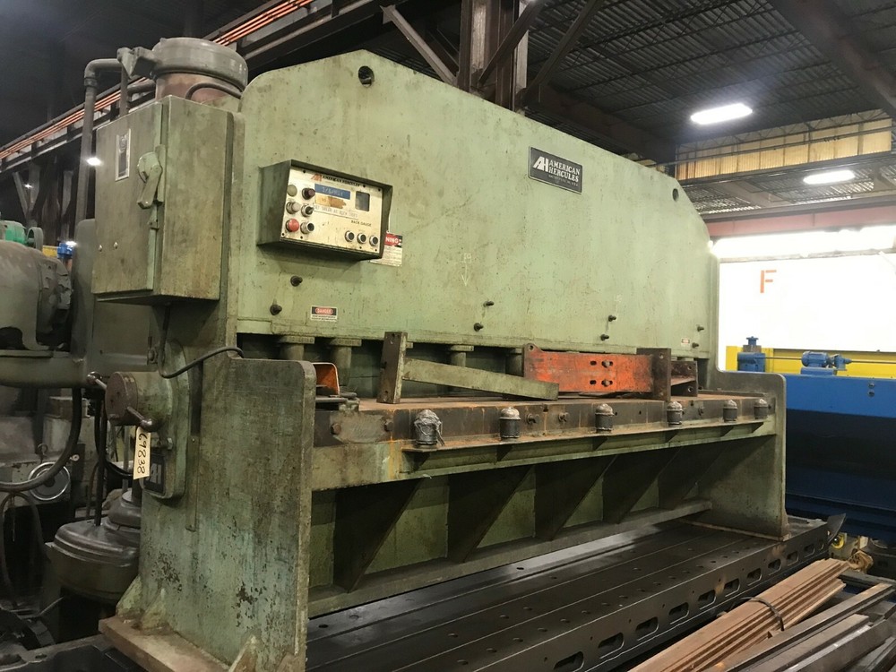 10' X 3/8" AMERICAN HERCULES HYDRAULIC SHEAR: YODER #69838