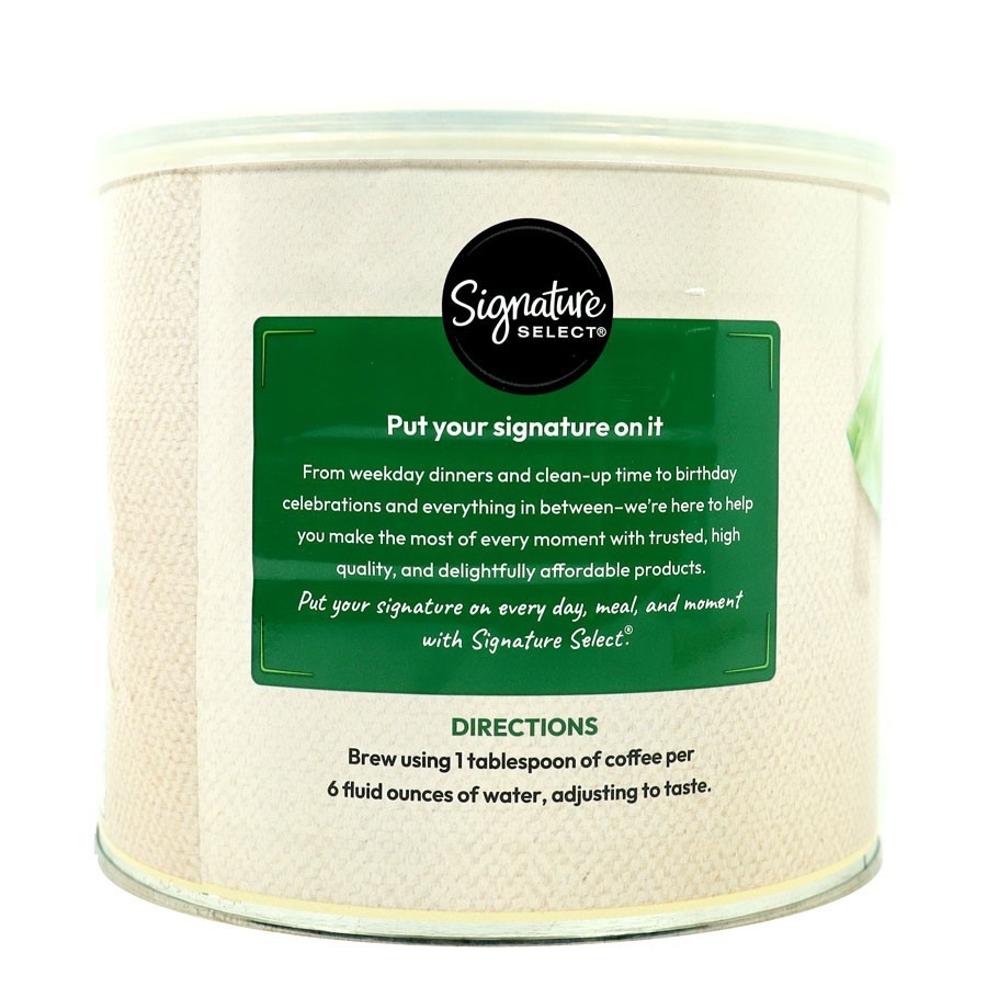 Signature Select Decaffeinated Classic Medium Roast 1 Lb 14.5 oz BB: 2/2028