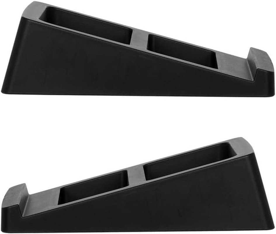 Tilted Wedge Desktop Speaker Stands for Medium Sized Speakers, Speaker Riser, An