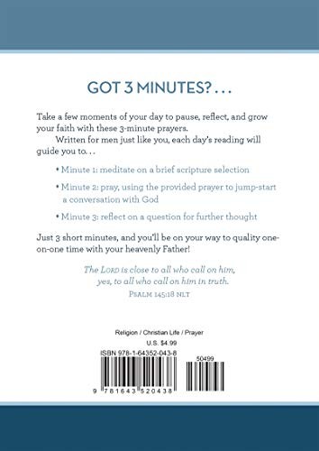3-Minute Prayers for Men (3-Minute Devotions)