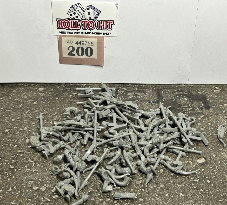 Warhammer The Old World Orcs Ablnd Goblins Goblin Weapons Bits Pack