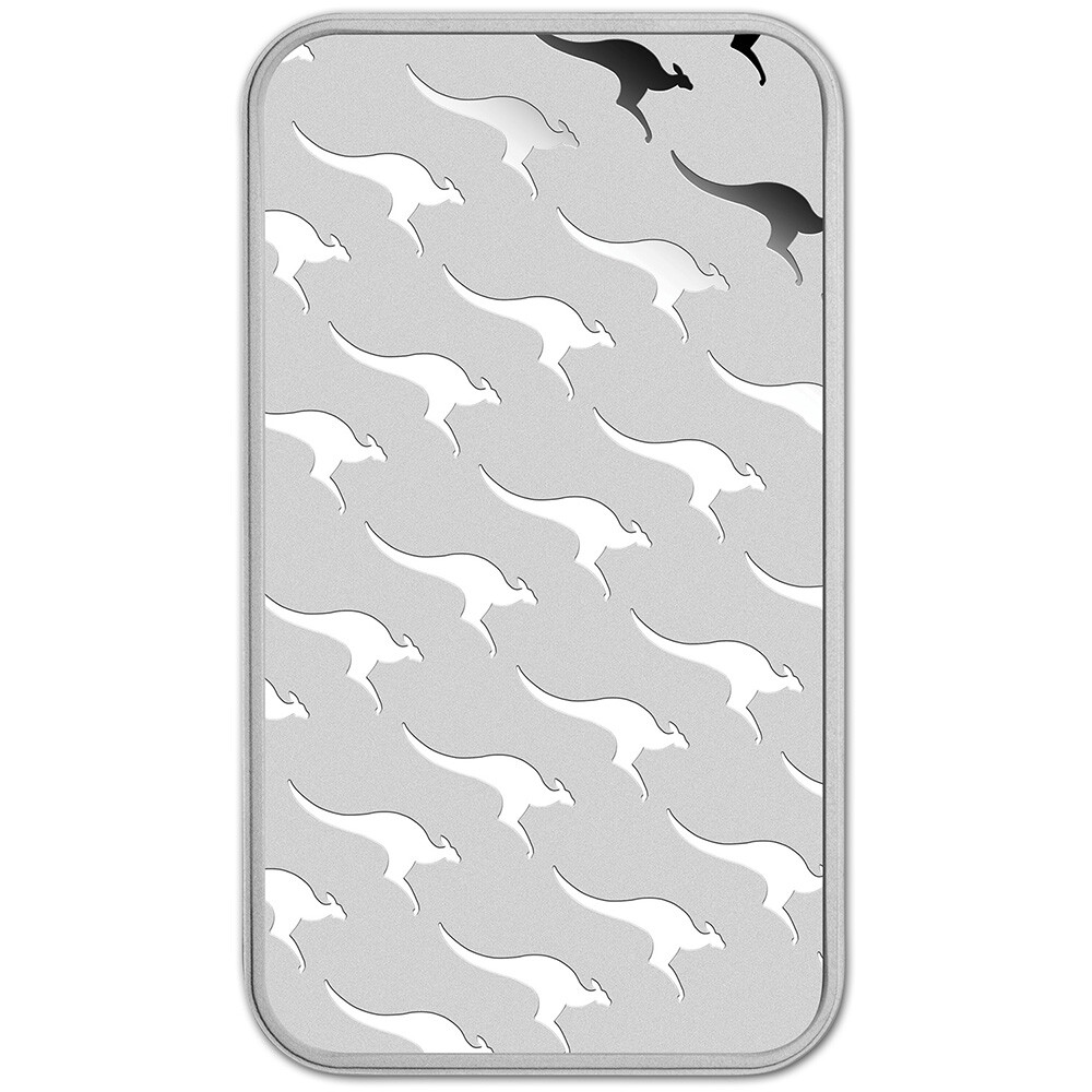 1 oz Silver Bar - Perth Mint Kangaroo .9999 Fine