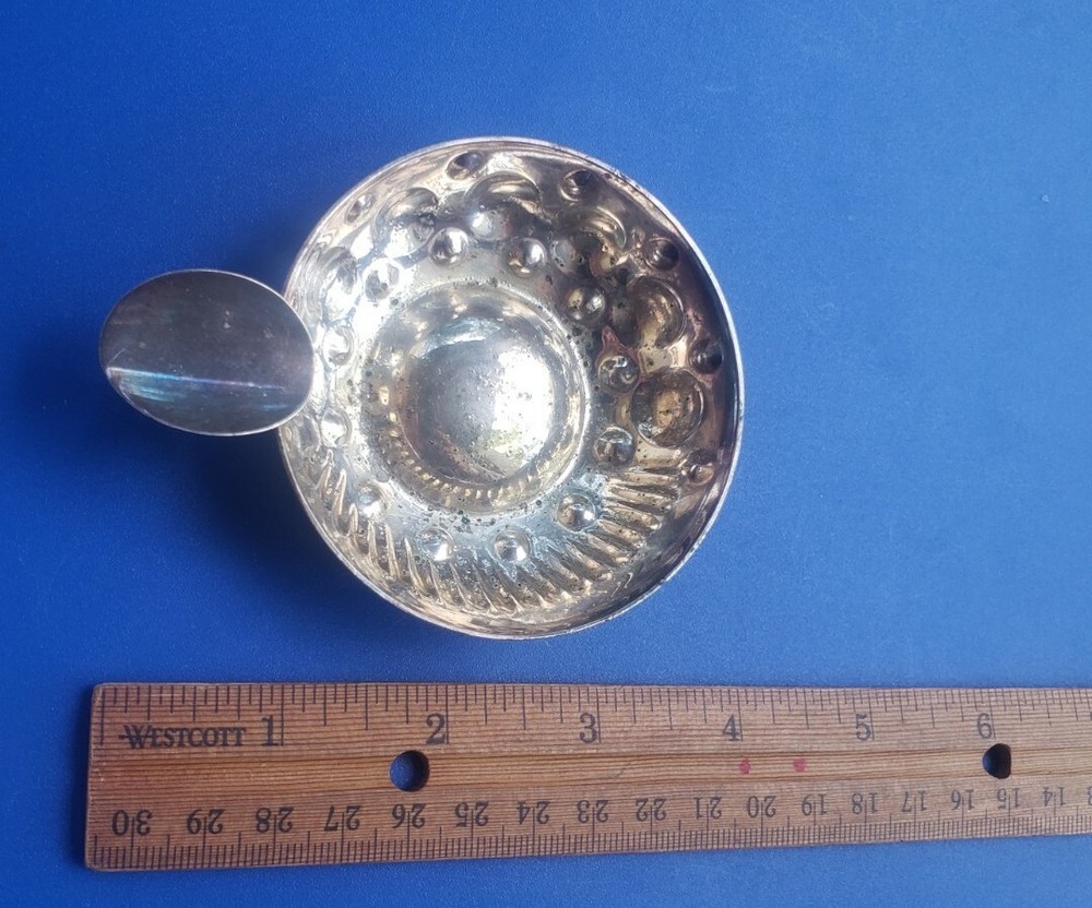 Vintage Silver Tone Ashtray.