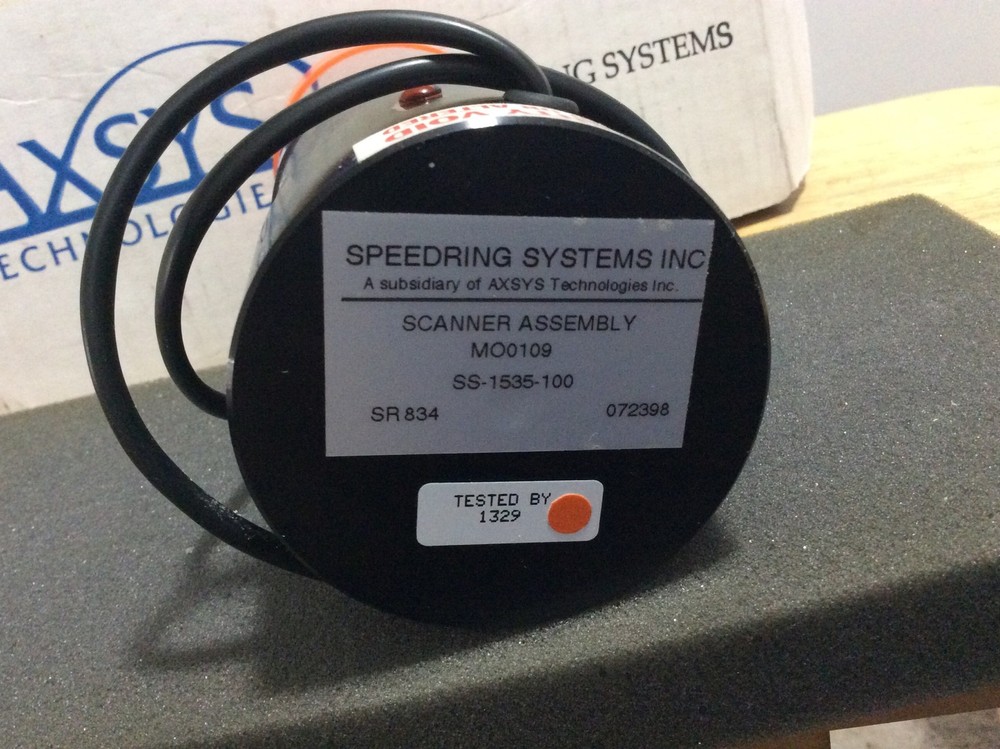 Axsys Technologies Scanner Assembly MO 0109 - Ss-135-100. Untested Unit.
