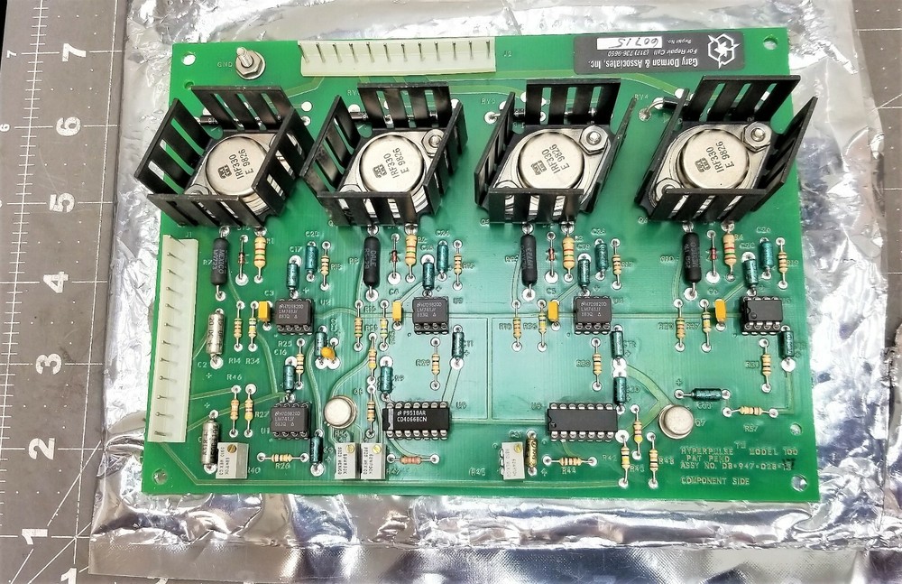 PRC CORP. HYPERPULSE BOARD MODEL 100, D8-947-028-13 [B10S4]#1