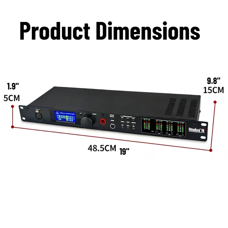 PA2 Audio Processor Speaker Management System Loudspeaker 2 Input 6 Output New