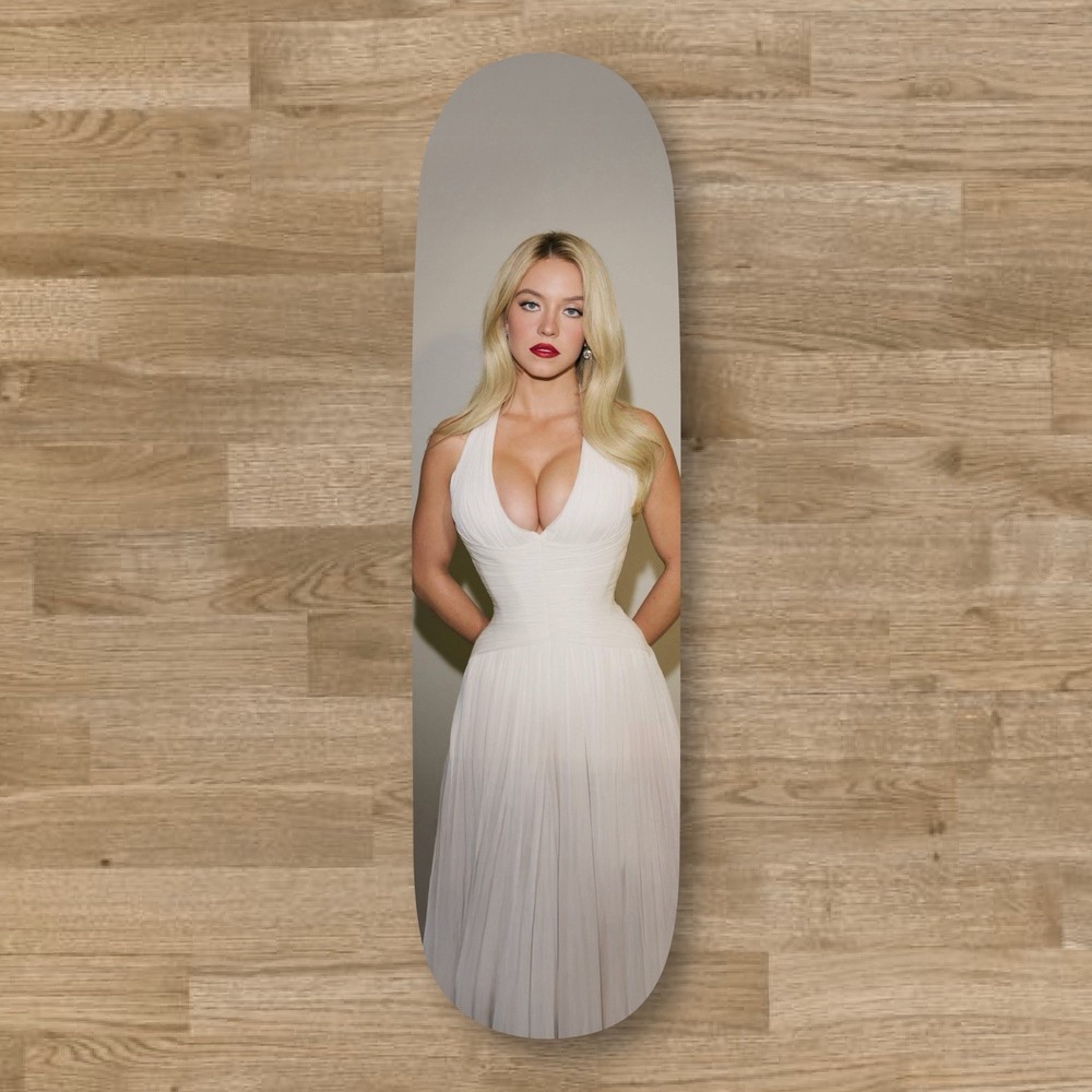 Sydney Sweeney Skateboard Deck