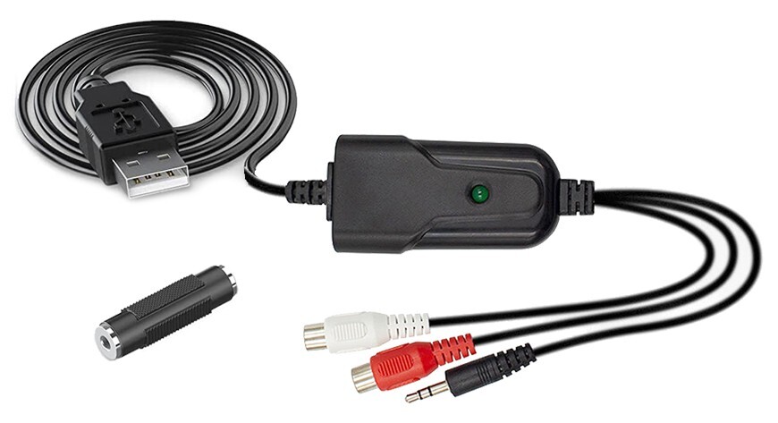 USB 2.0 Audio Recorder For Converting Vinyl Cassette To CD/MP3 Audio Encoder