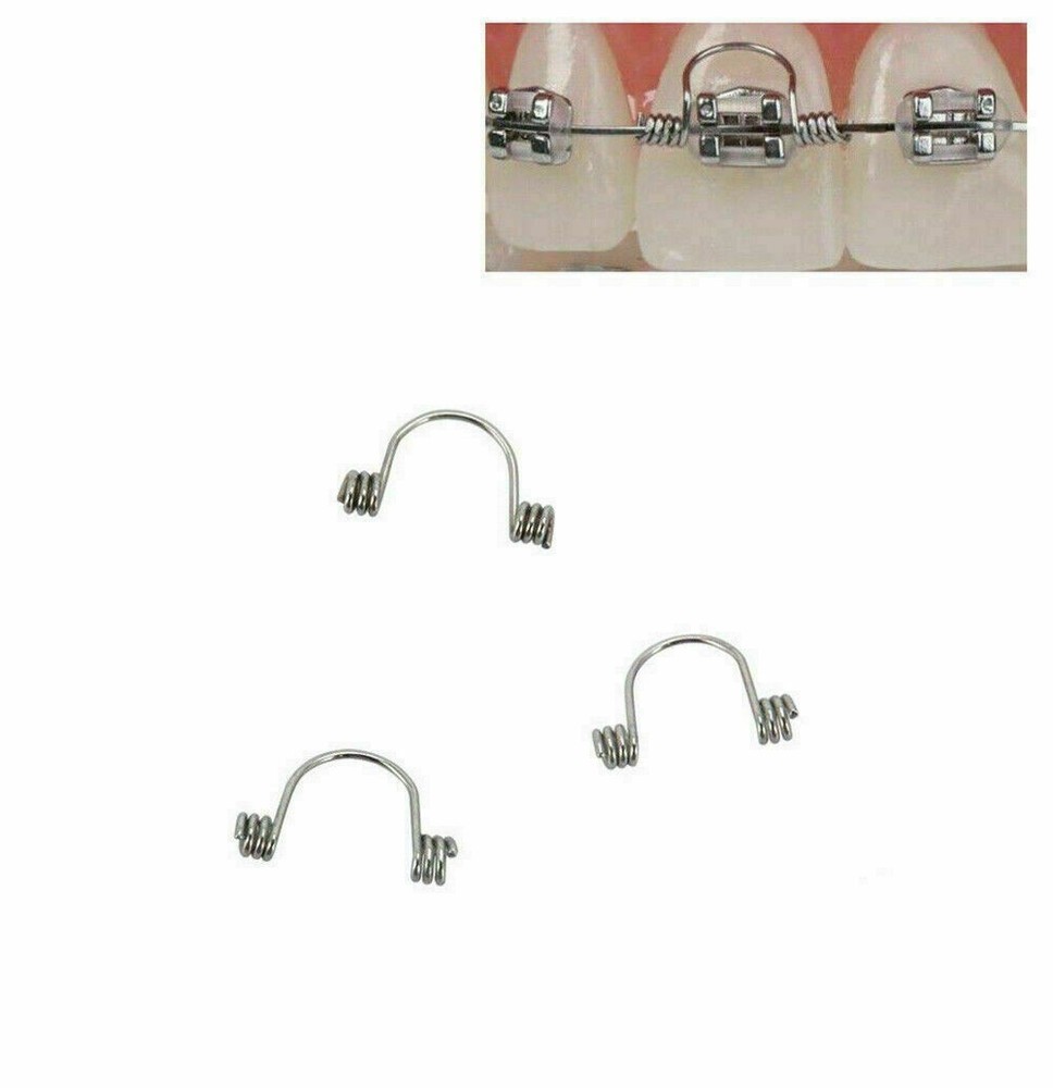 20 Packs Dental Orthodontic Anterior Teeth Torque Spring Rectangular Arch Wire