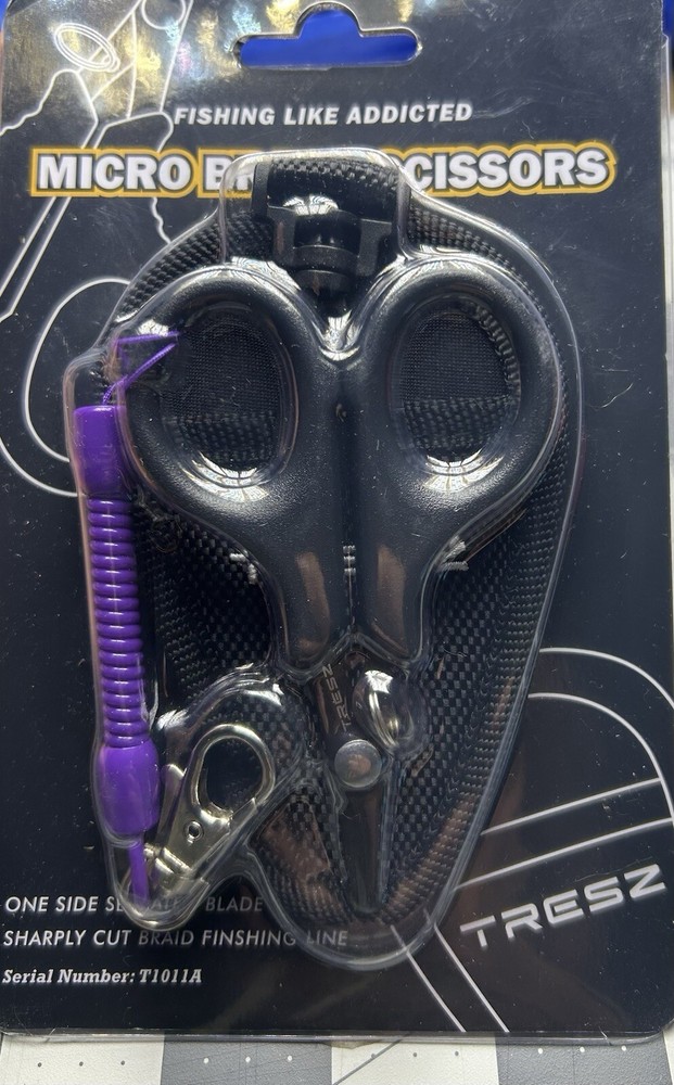 TRESZ Micro Braid Scissors, Cut Resistant Pouch And Lanyard. ￼