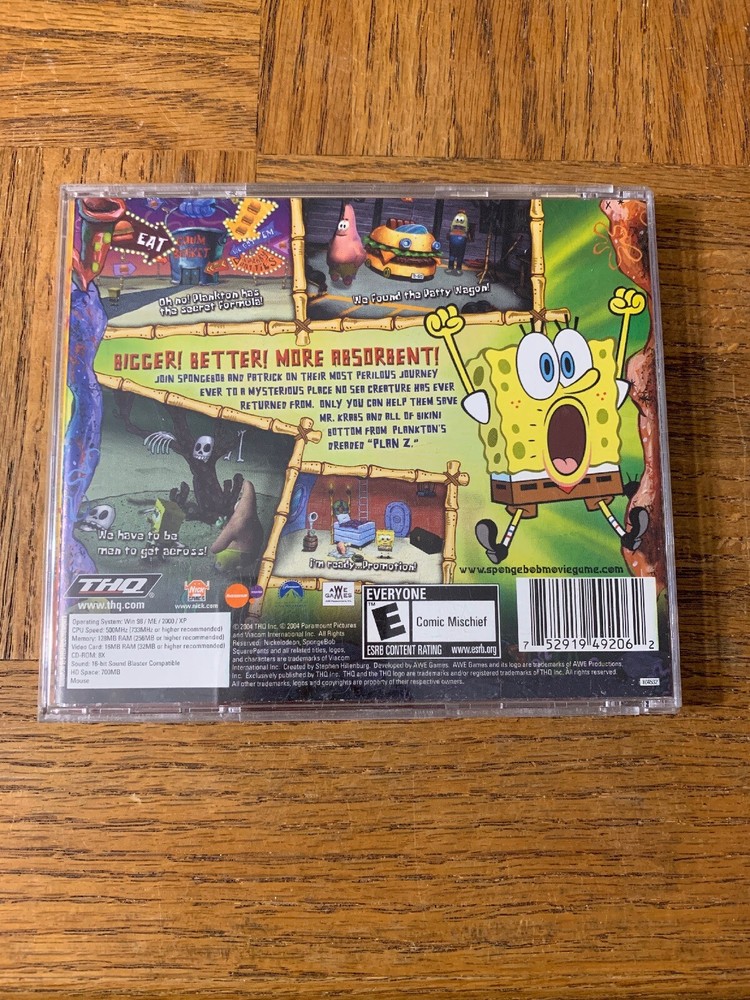 Spongebob Squarepants Movie PC Game