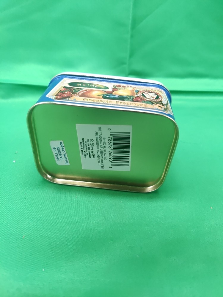 Retro Heinz Pineapple Preserves Rectangular Tin