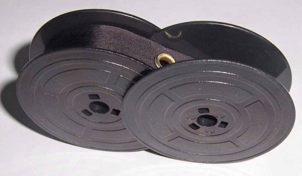 Sears 52914 Typewriter Ribbon Solid Black Ink Original Sears Spool