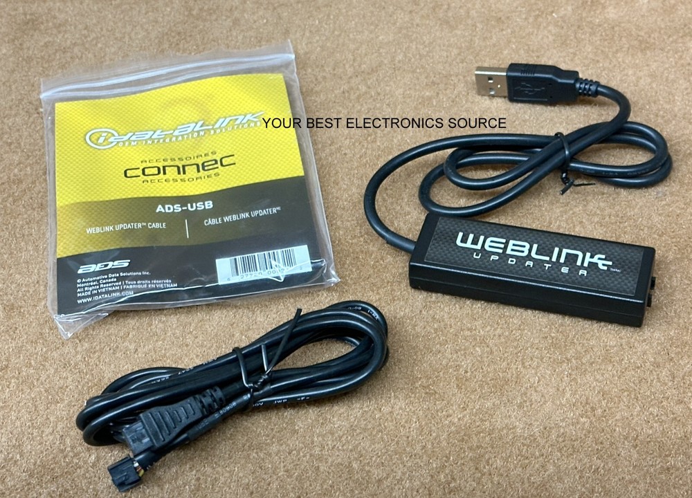 NEW iDatalink Compustar Firstech ADS-USB Weblink Updater Flash Loader USB Cable