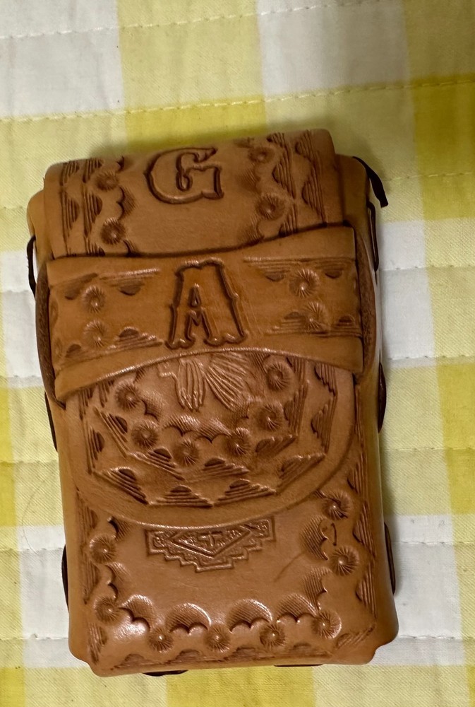 Vintage Leather Tooled Items