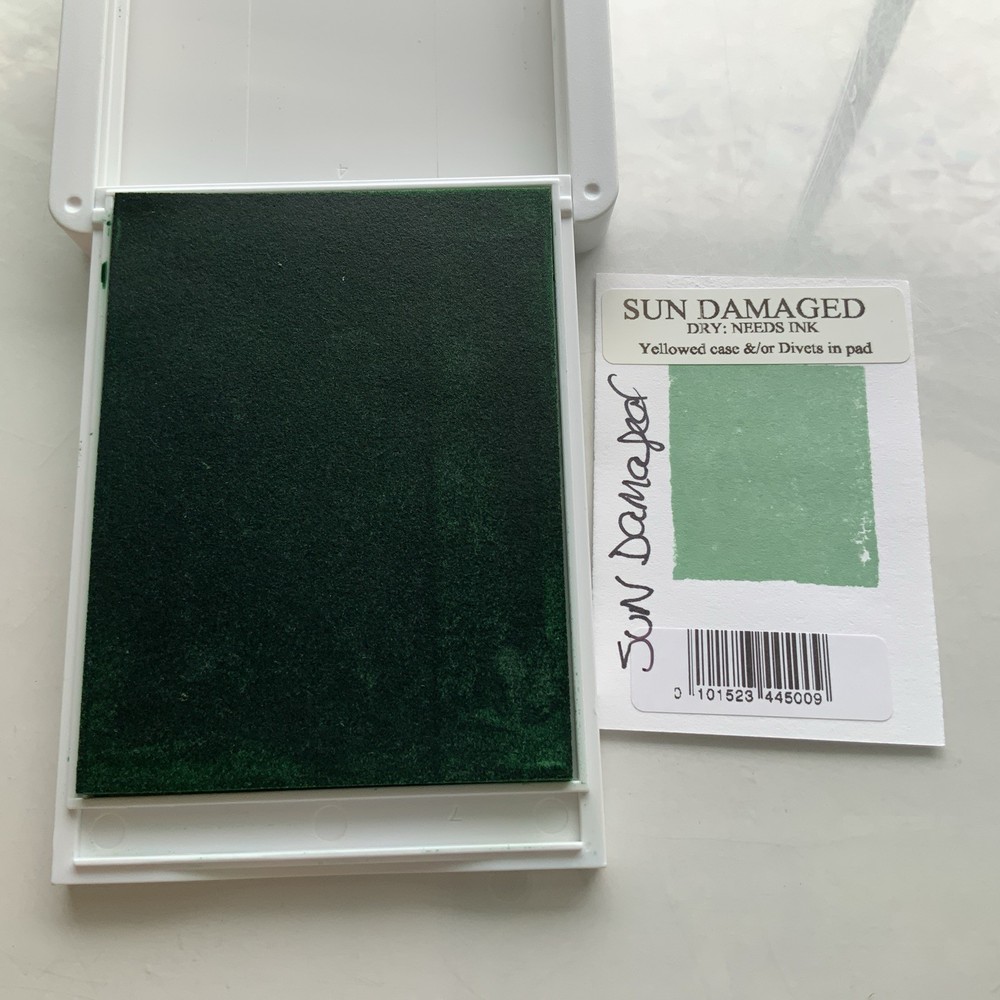 Stampin Up Ink Pad MINT MACARON Current Case Design AS IS FLAW