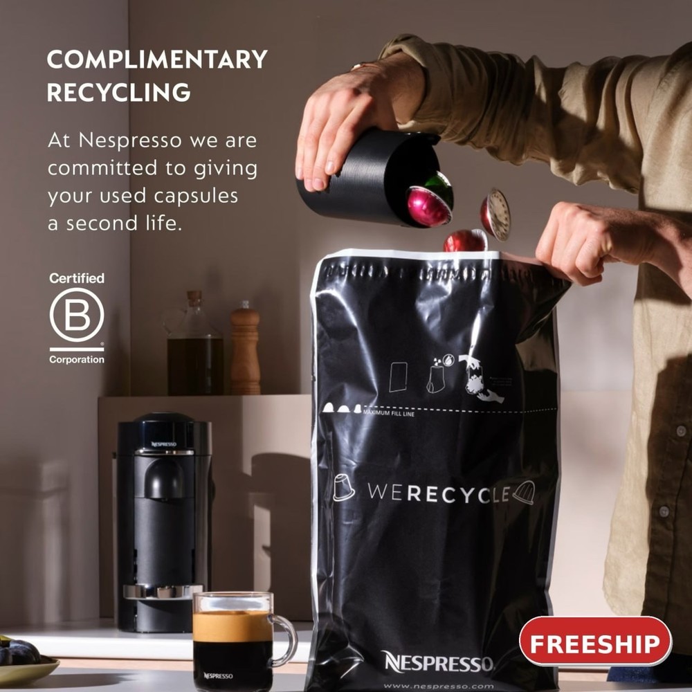 Nespresso Pixie Espresso Machine Silver Redesign