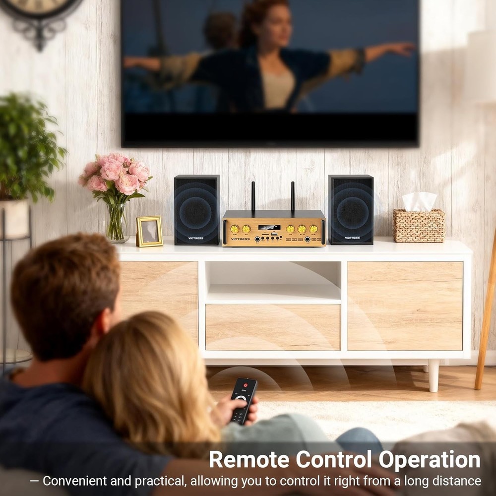 Computer Soundbar, USB Powered Wired PC Speakers with 3.5mm AUX, Basic & Clear S