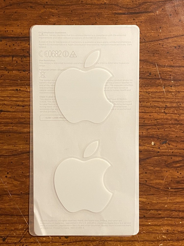 Apple iPhone 7 Plus Empty BOX ONLY Black - No Phone Included