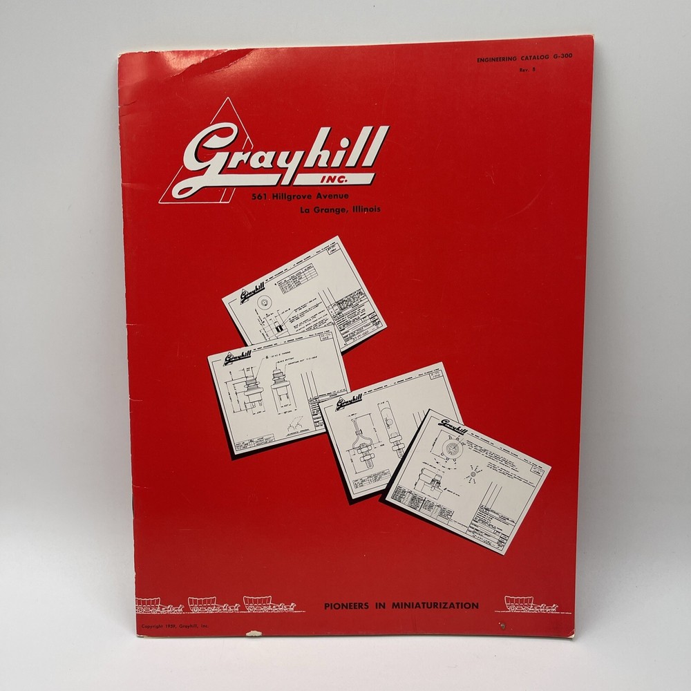 1959 Grayhill Inc Catalog Electronic Components Engineering Catalog G-300