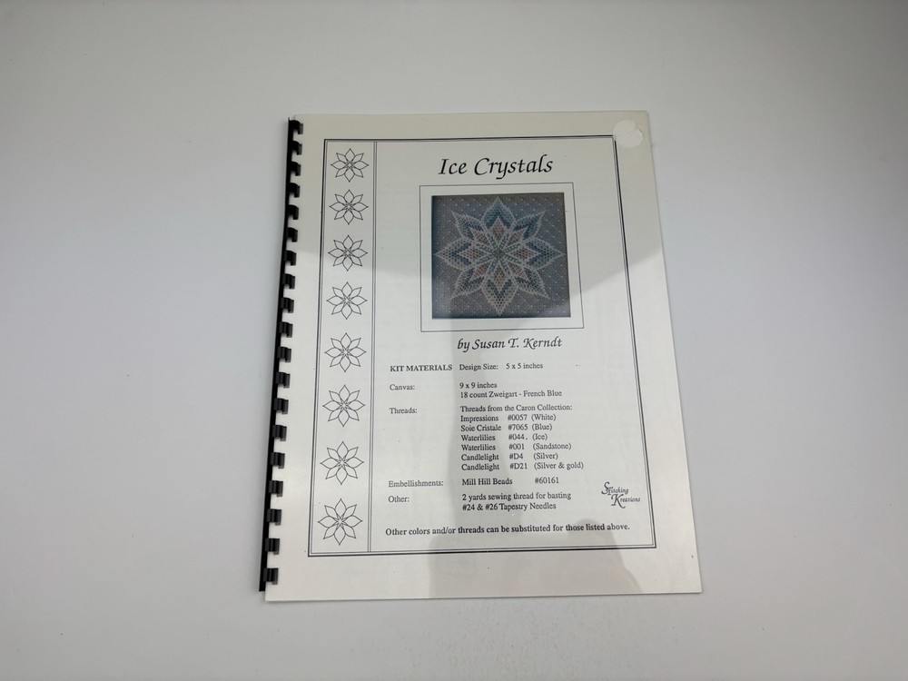Stitching Kreations Ice Crystals Needlepoint Pattern 6R