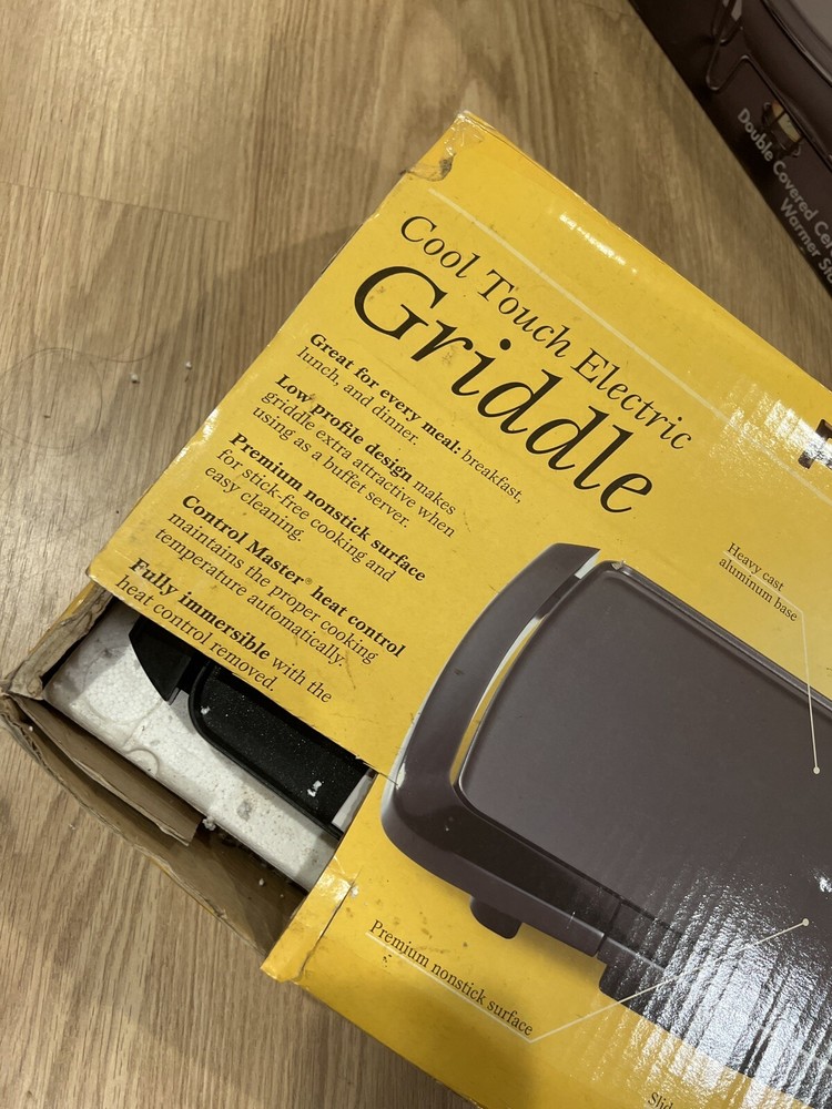 New PRESTO Cool Touch Griddle Box Opened