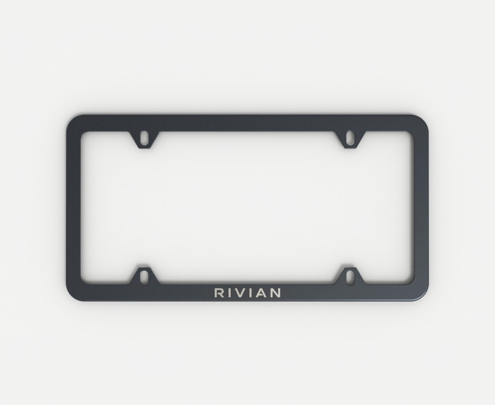 Rivian license plate frame
