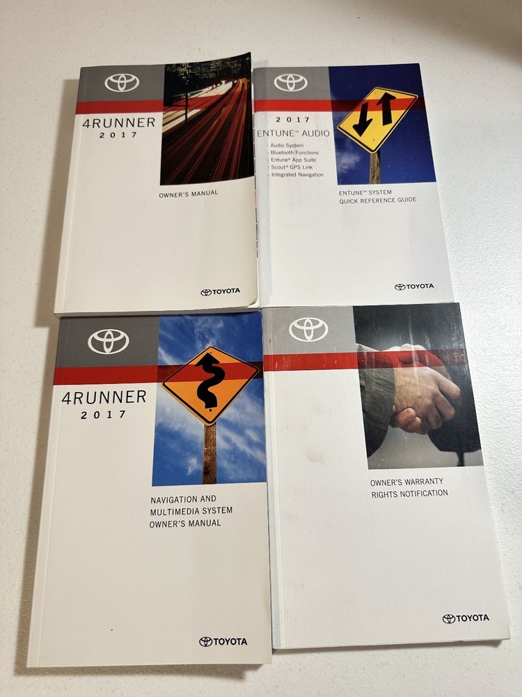 2017 Toyota 4Runner Owners Manual Set