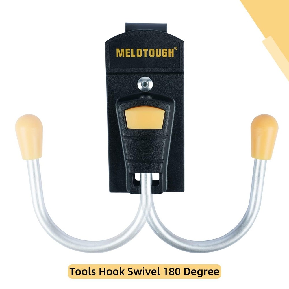 MELOTOUGH Tool Belt Hook Holster Cordless Drill with yellow 5pcs