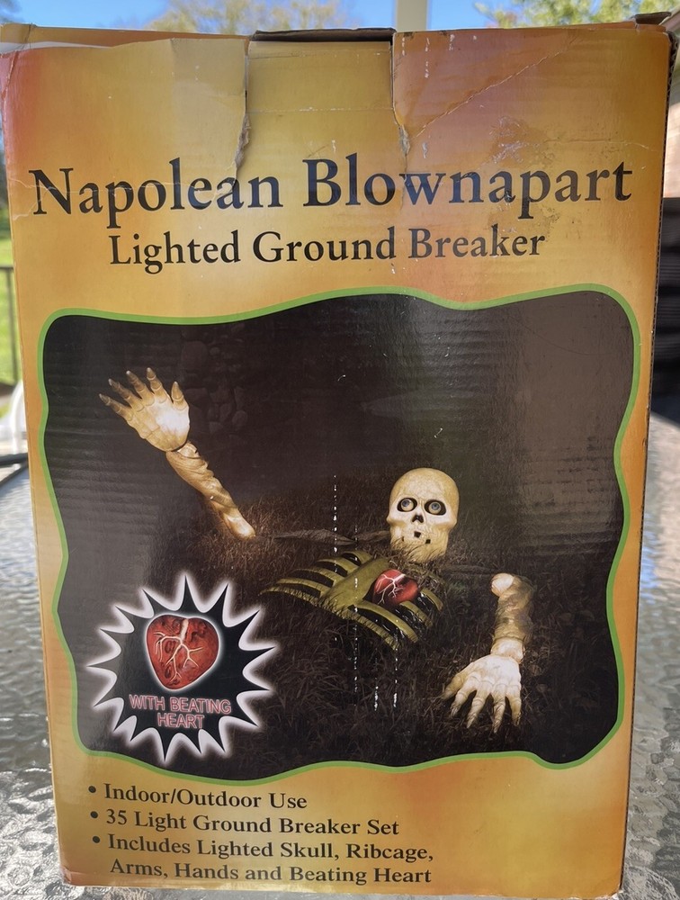 NAPOLEAN BLOWNAPART LIGHTED HALLOWEEN DECOR