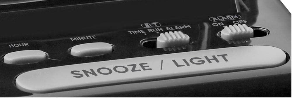 LCD Digital Bedside Alarm Clock with Blue Backlit Display and Snooze Function...