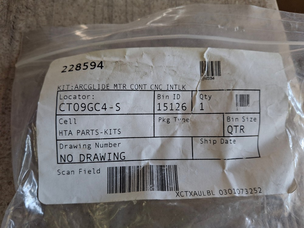 Hypertherm 228594 Kit Arcglide Motor Control Cnc Interlock