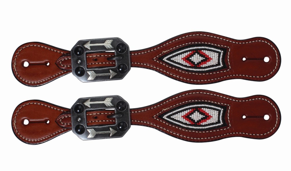 Professional's Choice Beaded Spur Straps